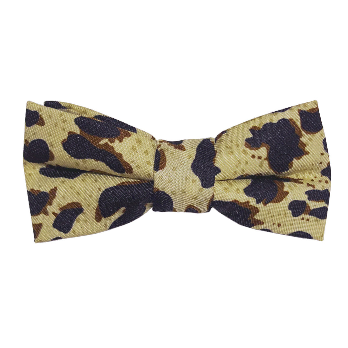 Toddler Baby Boys' Leopard Animal Print Pre-Tied Clip-On Bow Tie