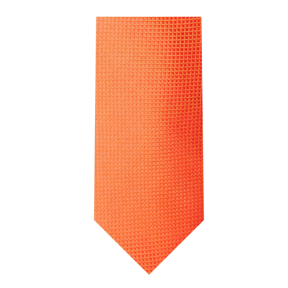 Boys' Prep Woven Subtle Mini Squares Regular Length Neck Tie - Orange