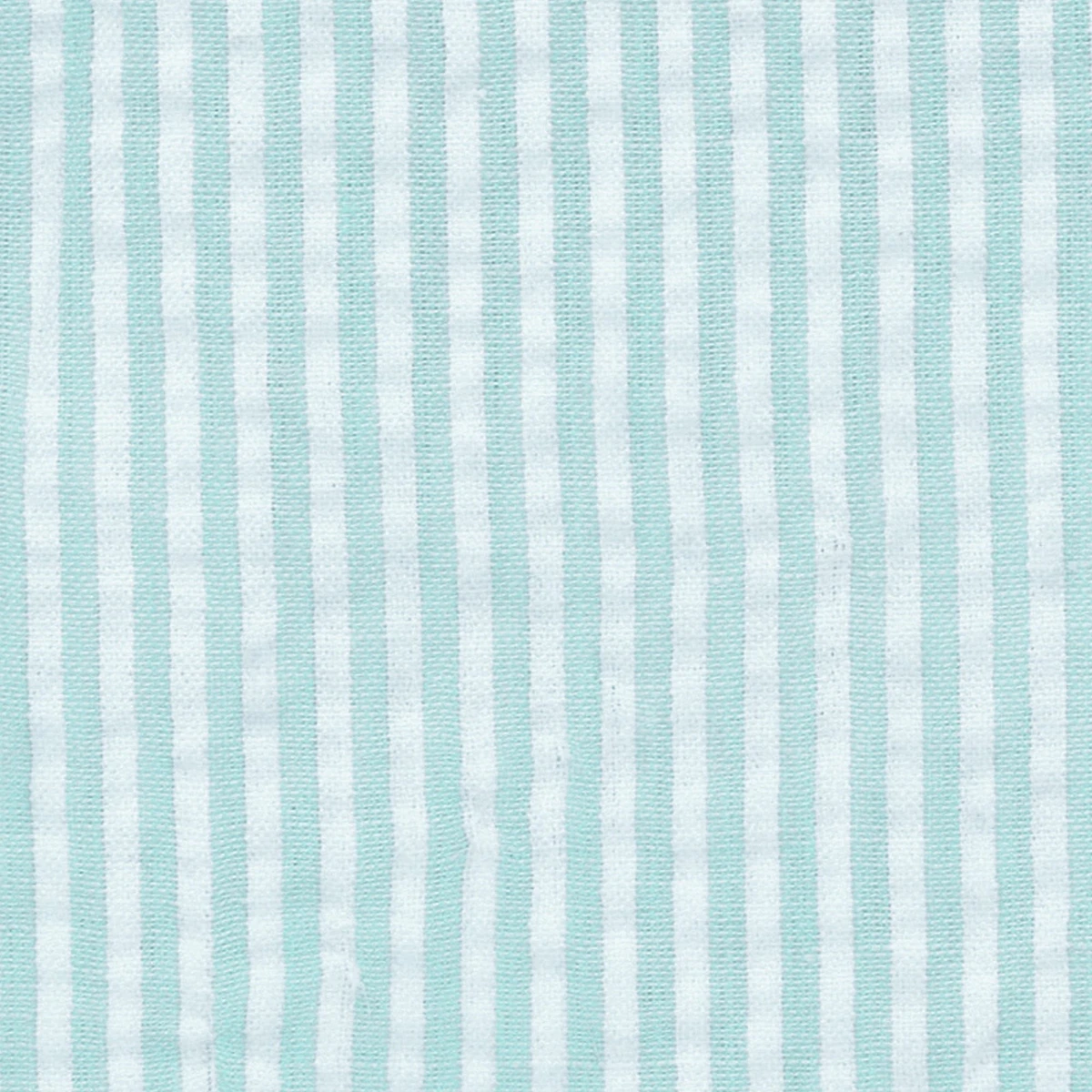 Kid's Seersucker Striped Banded Bow Tie - Turquoise