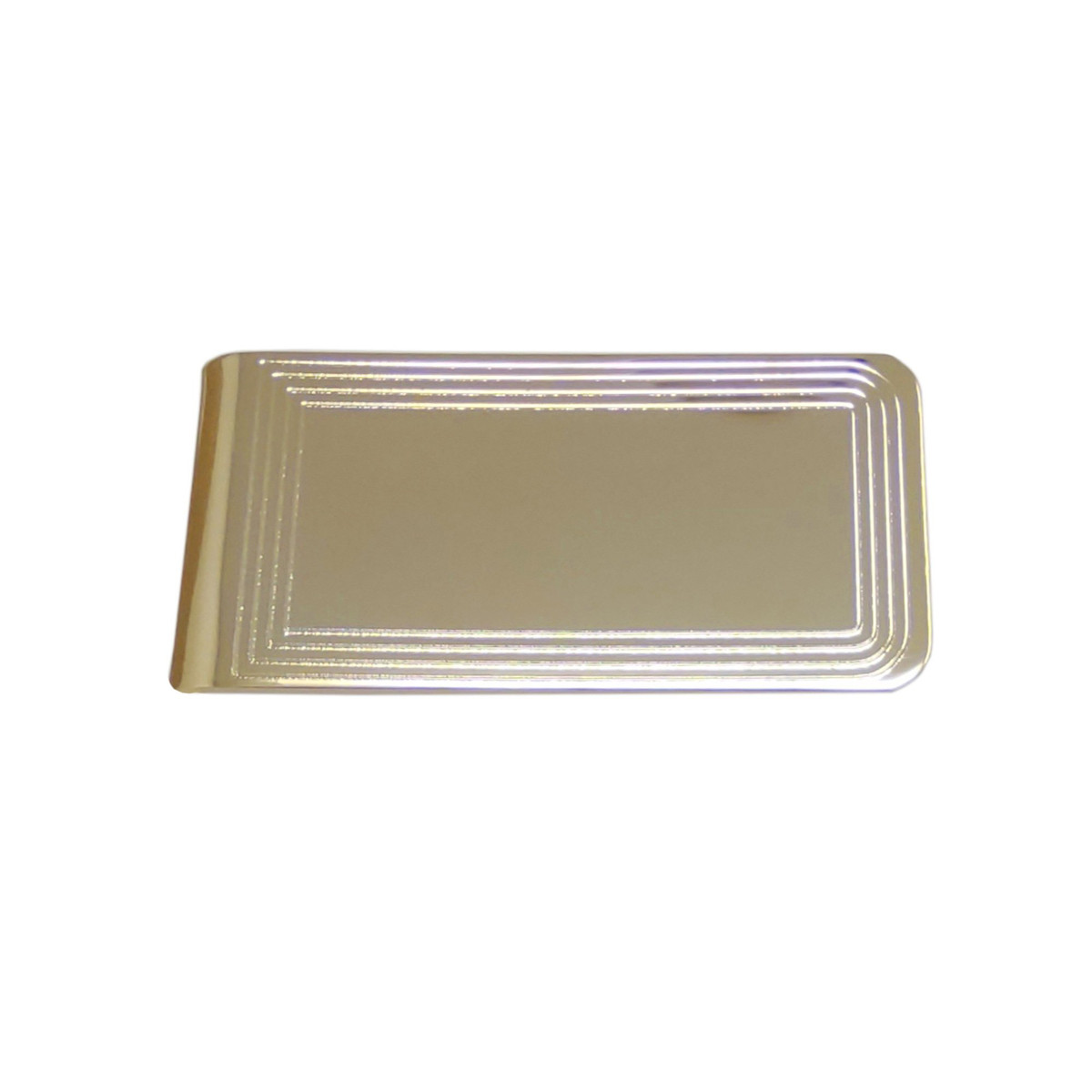 Rectangular Embossed Money Clip