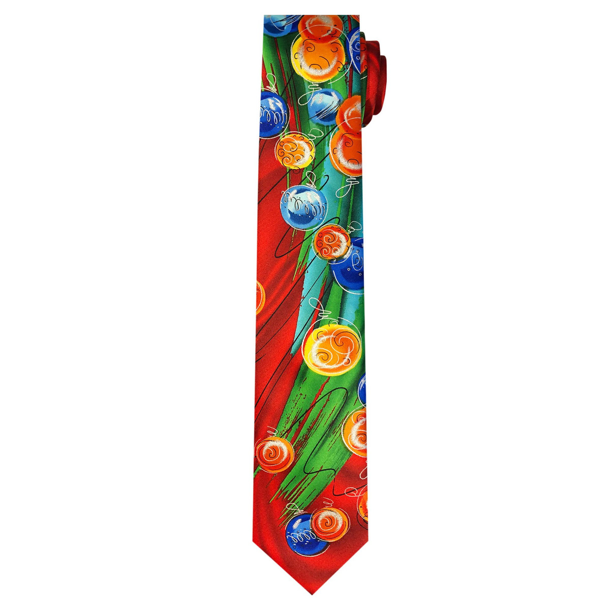 Jerry Garcia Men's Christmas Butterfly Neck Tie - Red