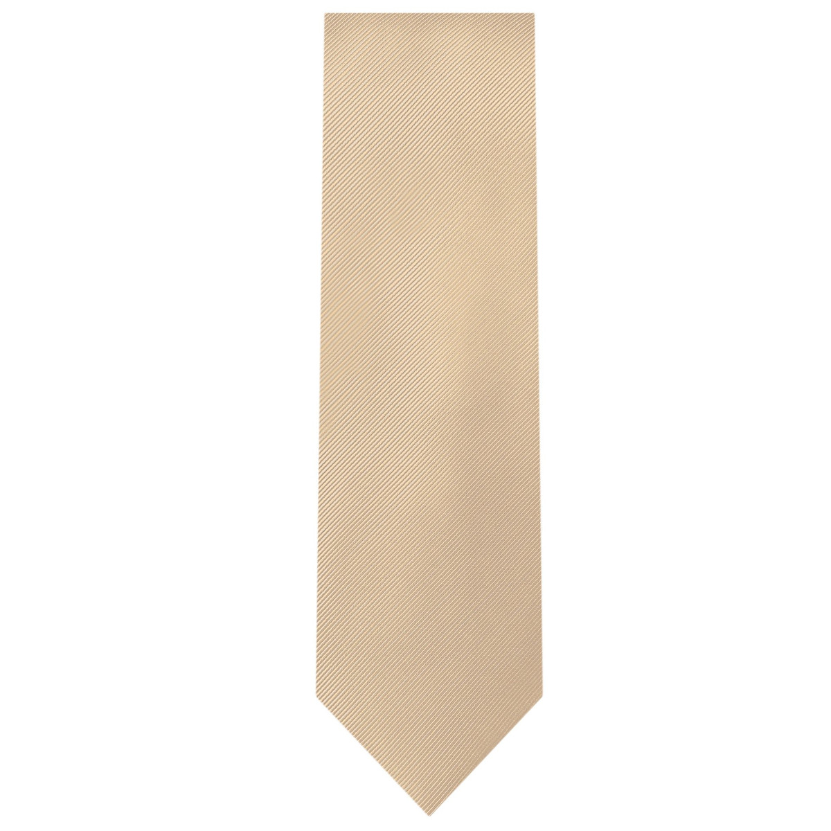 Silk Blend Solid Slim Tie - Royal Gold