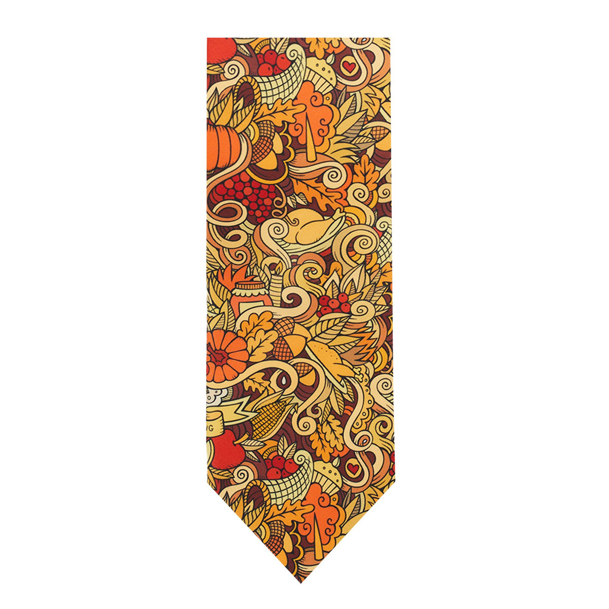 Banded Autumn Art Tie