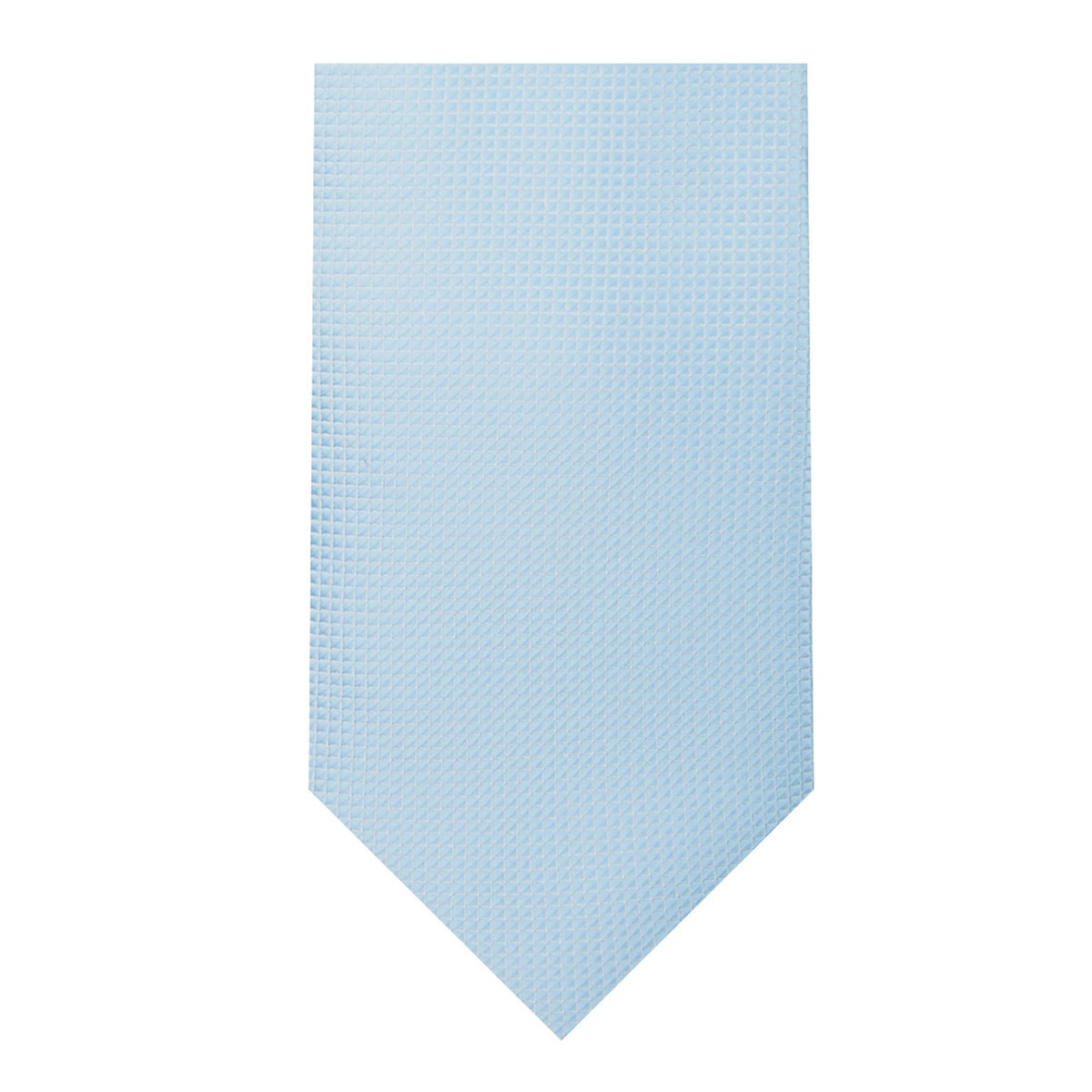 Woven Mini Squares Tie - Sky Blue