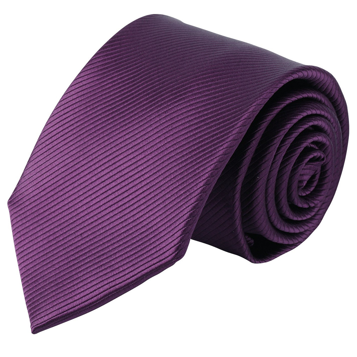 Corded Tie - Eggplant