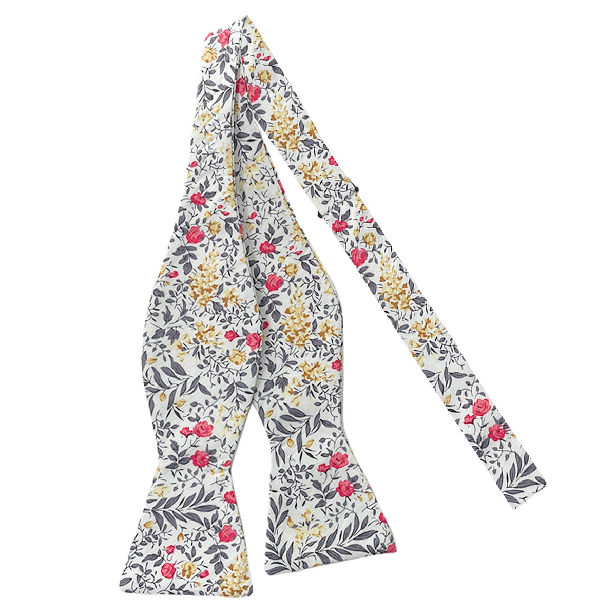 Tropic Bouquet Bow Tie - Gray Multi