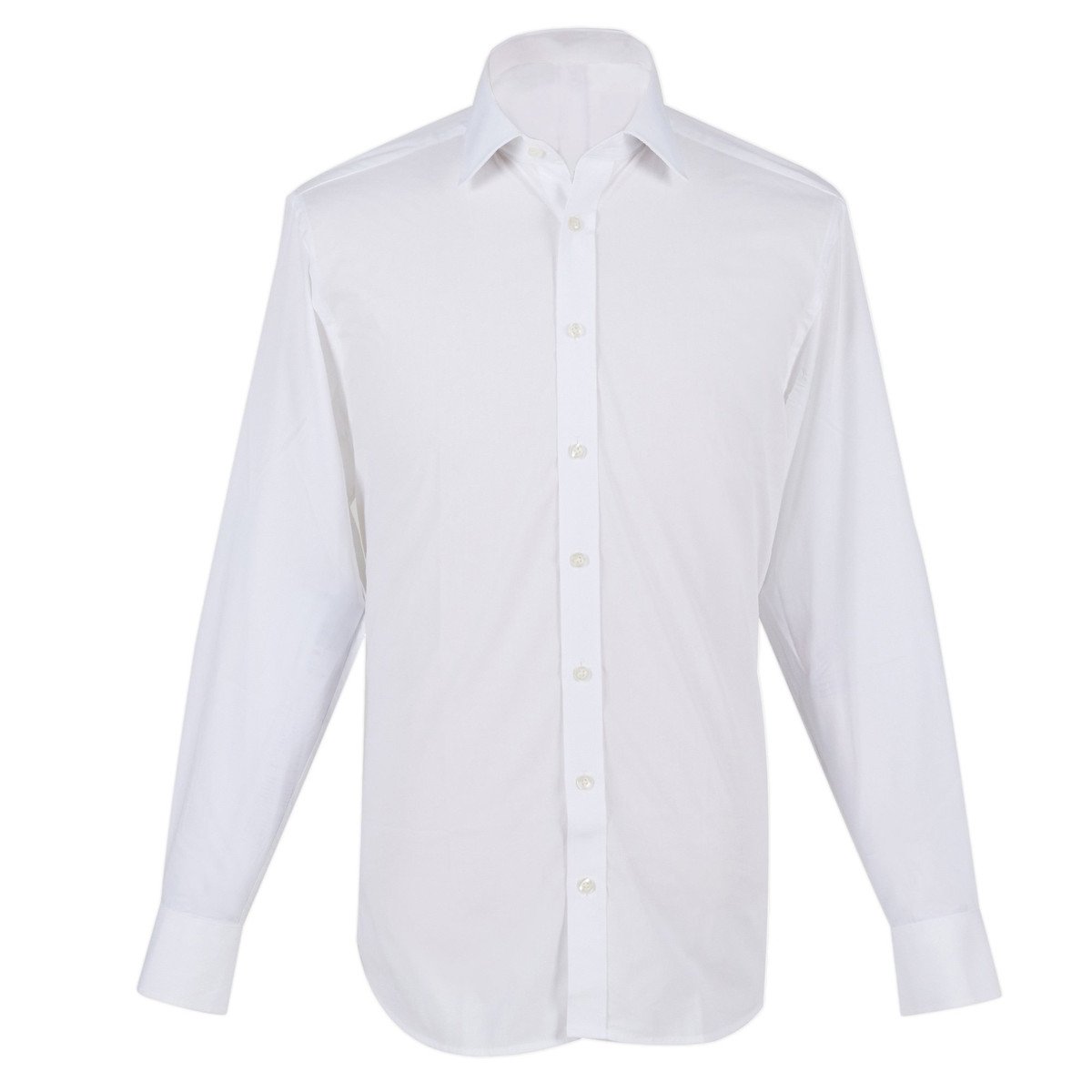 Button Cuff Dress Shirt - White