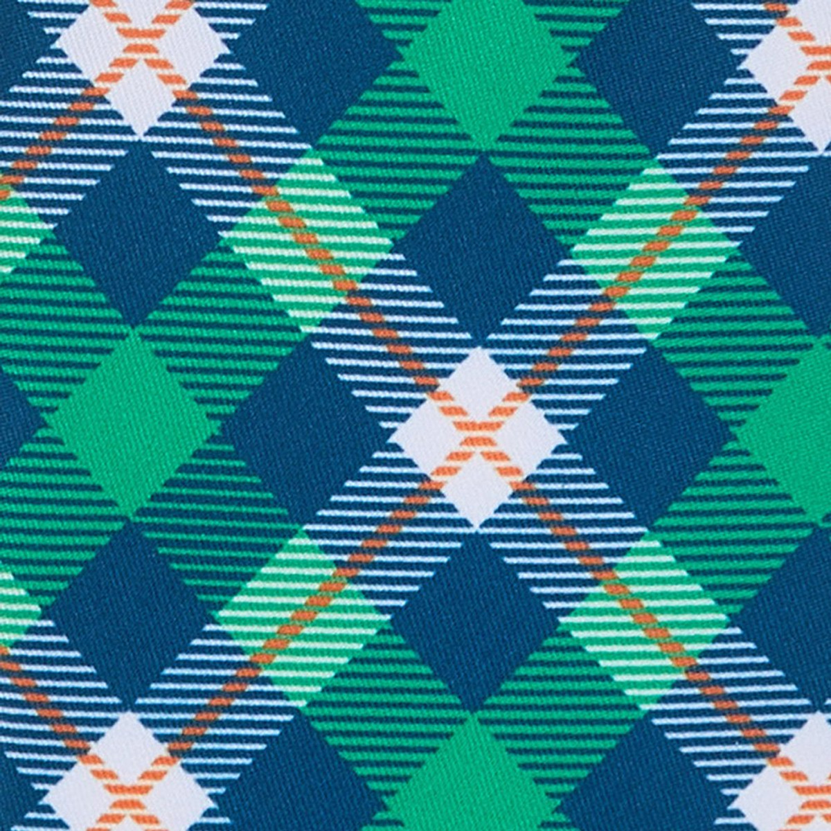 Tartan Plaid Bow Tie - Green Blue