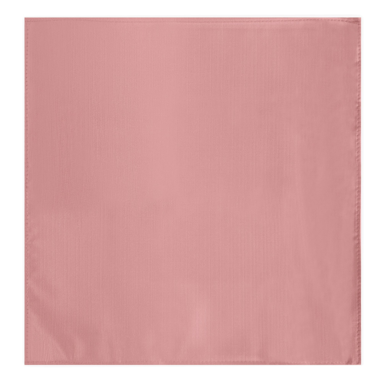 Silk Blend Solid Pocket Square - Warm Pink