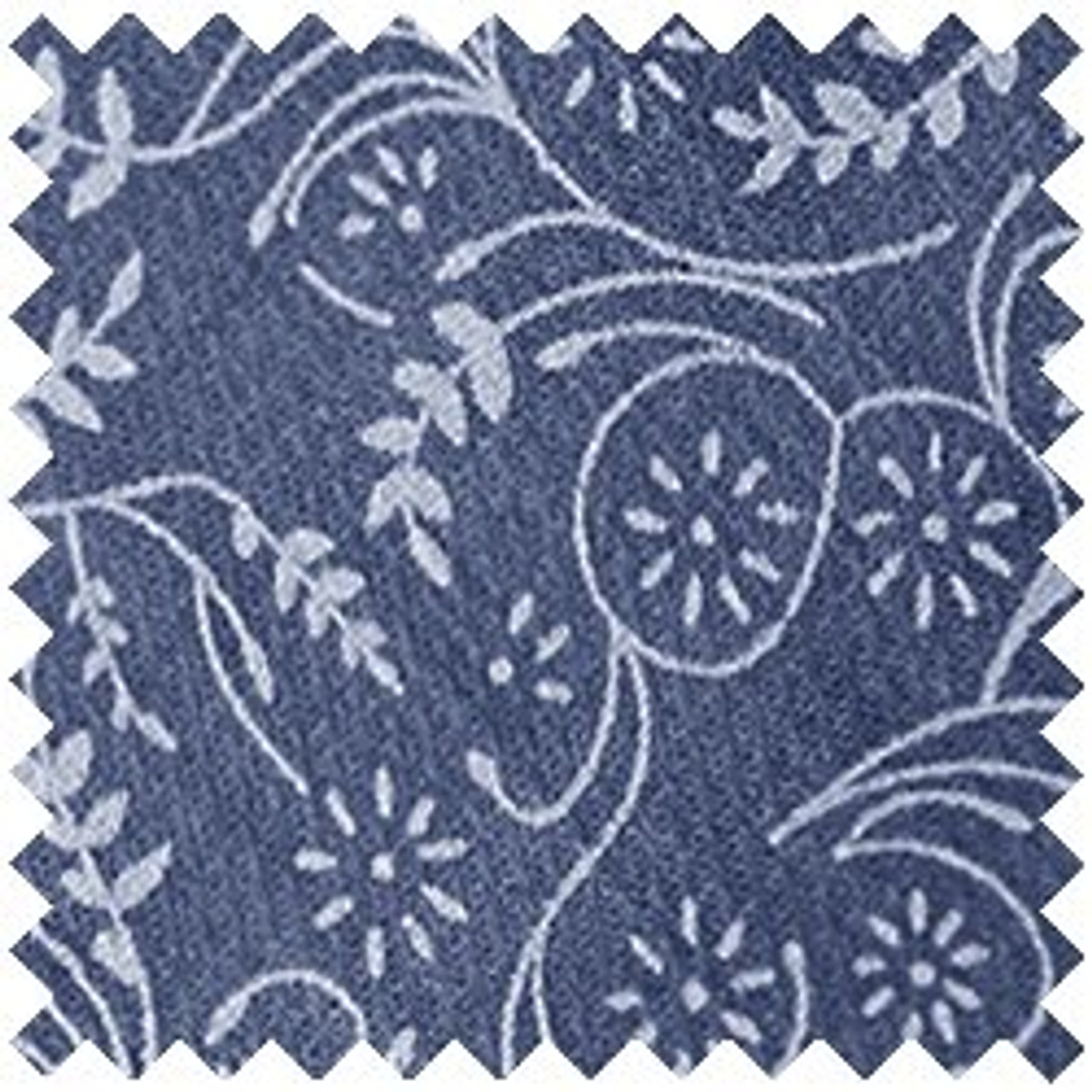 Floral Slate Blue
