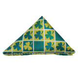 St. Patrick's Day Shamrock Squares Pocket Square