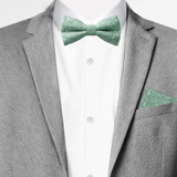 Floral Pocket Square - Dusty Sage Floral Pocket Square - Dusty Sage