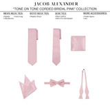 Kid's Corded Tie - Bridal Pink