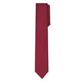 Boys Tone on Tone Herringbone Neck Tie - Burgundy