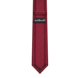 Boys Tone on Tone Herringbone Neck Tie - Burgundy