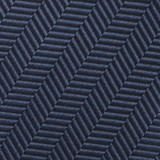 Boys Tone on Tone Herringbone Neck Tie - Navy Blue