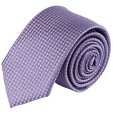 Boys Tone on Tone Houndstooth Neck Tie - Lavender