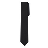 Boys Tone on Tone Houndstooth Neck Tie - Black Boys Tone on Tone Houndstooth Neck Tie - Black