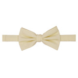 Men's Tone on Tone Houndstooth Pre-Tied Bow Tie - Champagne