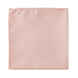 Men's Tone on Tone Houndstooth Pocket Square - Peach