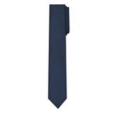 Boys Tone on Tone Metallic Neck Tie - Navy