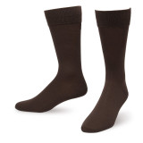 Men's Brown Solid King Size Socks