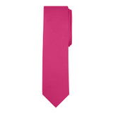 Solid Slim Tie - Fuchsia Pink