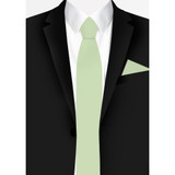 Men's Honeydew Slim Solid Color Necktie