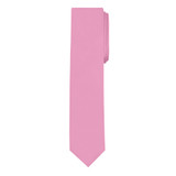 Solid Skinny Tie - Carnation Pink