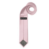 Men's Bridal Pink Skinny Solid Color Necktie
