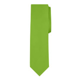 Kid's Solid Tie - Apple Green