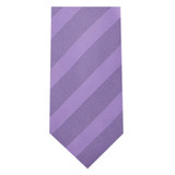 Kid's Tonal Stripe Tie - Lavender