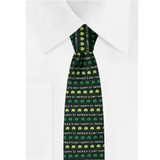 Kid's St. Patrick's Day Shamrocks 14 inch Clip-On Tie