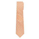Kid's Gingham Tie - Orange