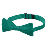 Men's Self Tie Freestyle Solid Color Bowtie - Kelly Green
