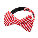 Candy Cane Stripe Self-Tie Bow Tie