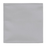 Men's Pocket Square Solid Color Handkerchief - Silver