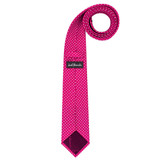 Kid's Polka Dot Tie - Fuchsia