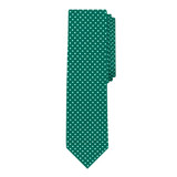 Kid's Polka Dot Tie - Forest Green