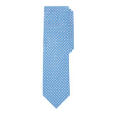 Kid's Polka Dot Tie - Sky Blue