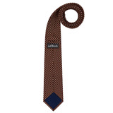 Polka Dot Print Boys Regular Polka Dotted Tie - Brown