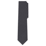 Polka Dot Print Men's Slim 2.75" Polka Dotted Tie - Charcoal