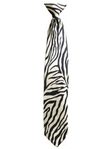 Zebra Clip-On Tie