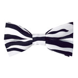 Baby's Zebra Clip-On Bow Tie