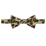 Kid's Leopard Banded Bow Tie