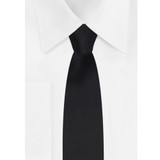 Kid's Solid 14 inch Clip-On Tie - Black