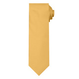 Woven Mini Squares Tie - Dark Honey Gold