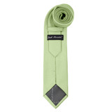 Woven Mini Squares Tie - Light Lime Green