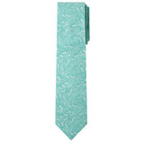 Floral Tie - Turquoise