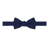 Kid's Woven Mini Squares Banded Bow Tie - Navy